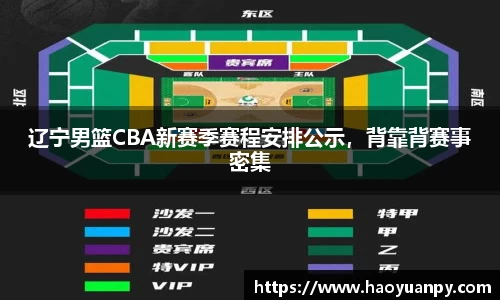 辽宁男篮CBA新赛季赛程安排公示，背靠背赛事密集